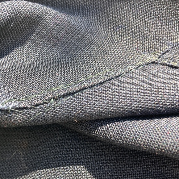 MidCentury Magic: Cropped, Black Button Top. Real Vintage - Picture 8 of 11